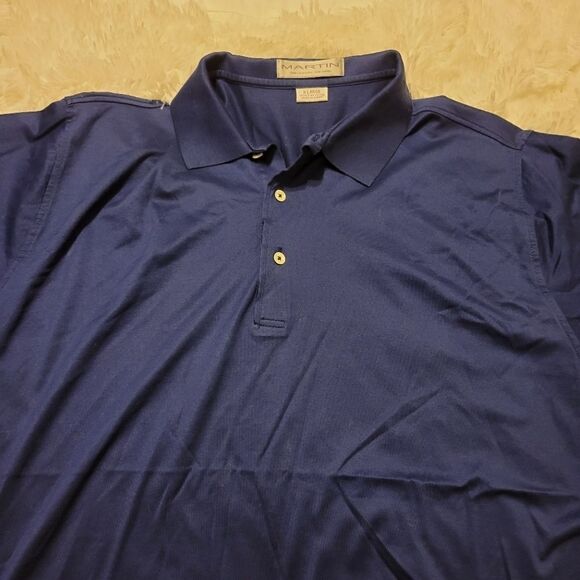 Martin blue Pima cotton polo shirt   - Picture 7 of 7